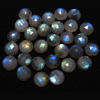 9 mm - 30 pcs - Gorgeous Nice Quality AA Labradorite - Super Sparkle Rose Cut Faceted Round -Each Pcs Full Flashy Gorgeous Fire